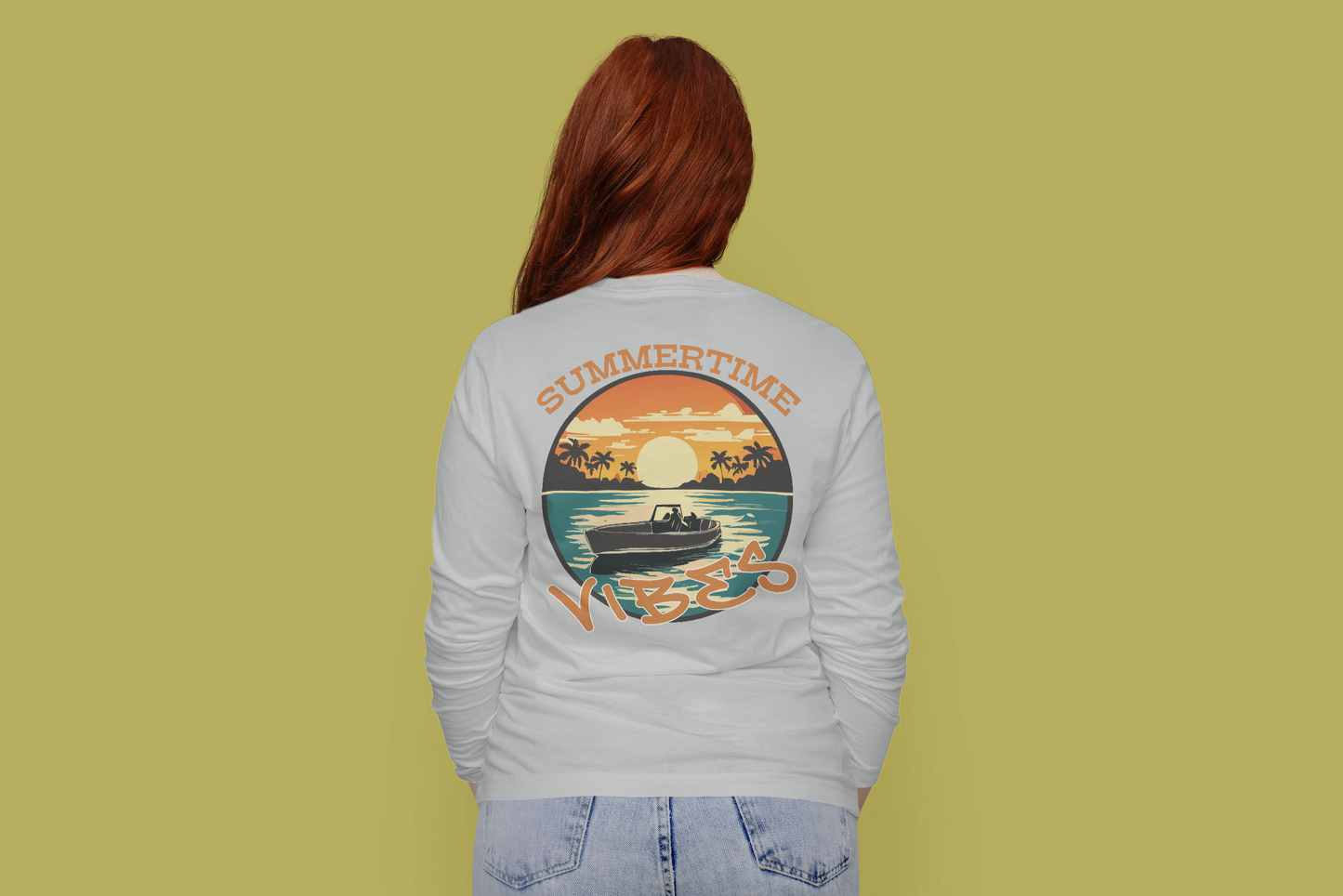 Kids Summertime Vibe Long Sleeve Shirt