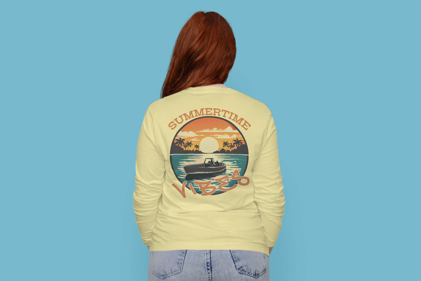 Kids Summertime Vibe Long Sleeve Shirt