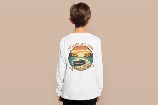 Kids Summertime Vibe Long Sleeve Shirt